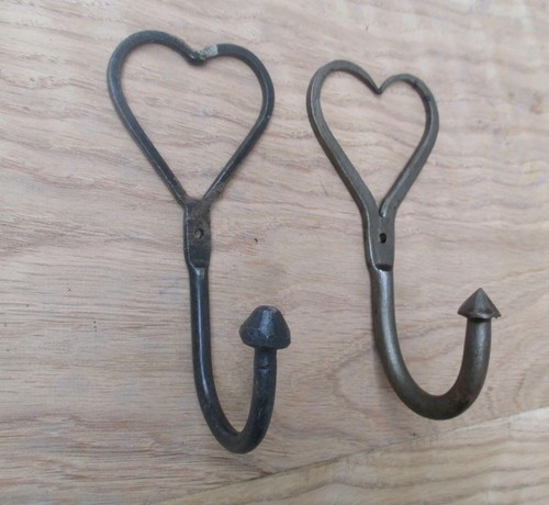 Rustic iron hook - , shaker