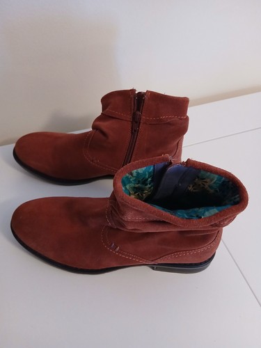 Moshulu rusty red - ankle, boots