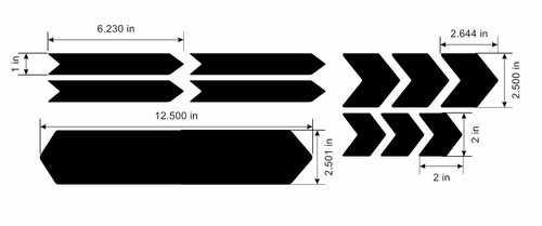 Bike frame accent decal - accent,