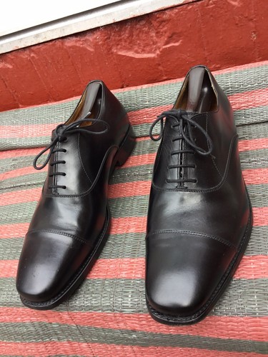 Herring black all leather lace - black,