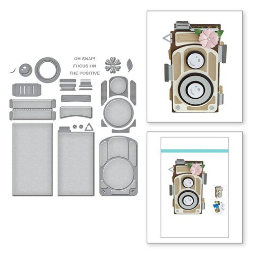 Twin lens camera - 3d, metal