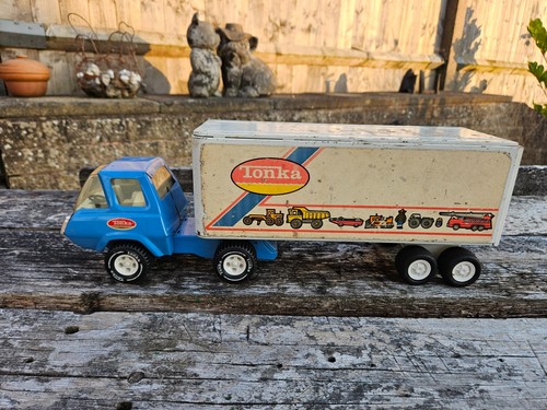Tonka semi truck and trailer - and,