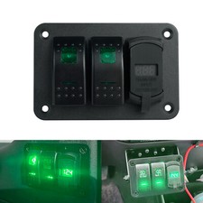 2 Gang LED Light Switch Panel