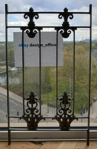 Victorian cast iron rail - cast,