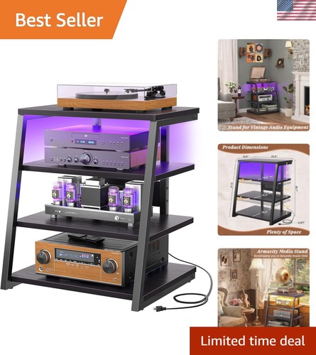 Tier media stand with - av,
