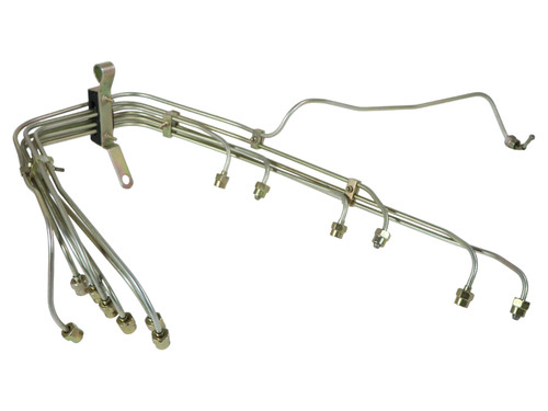 Injection line set with