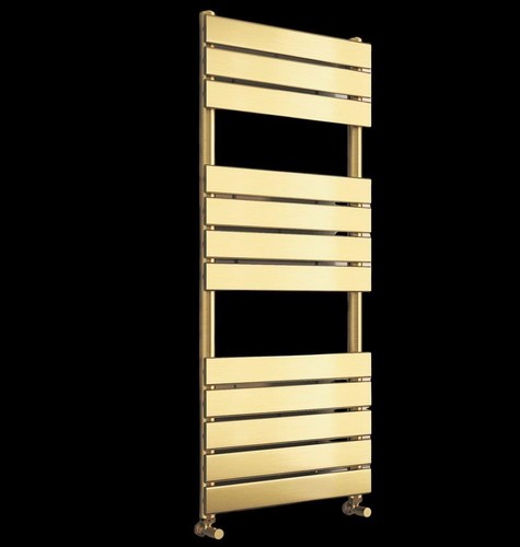 Brushed brass towel rail - brass,