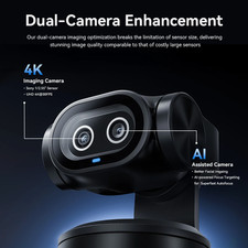 4K Dual-Camera AI Tracking