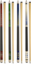 Set of 4 Pool Cues New 58"