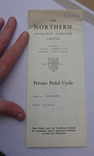 Old 1961 private pedal - old,