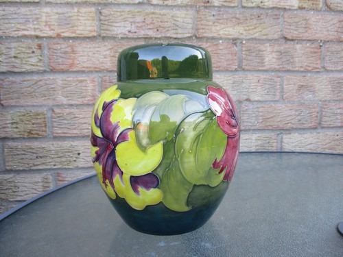 Moorcroft large hibiscus on - ,