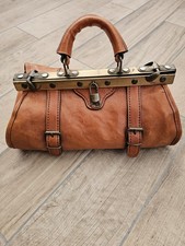 Vintage French Tan Leather
