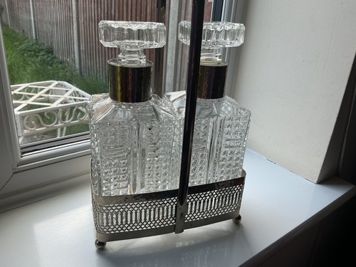 Vintage silver plated - silver, twin