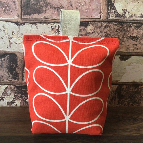 Orla kiely leather fabric - /,