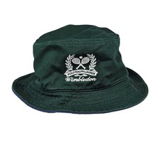 Polo Ralph Lauren Wimbeldon Green Navy Reversible Bucket Hat Size S / M