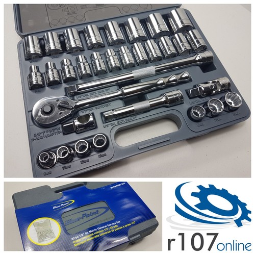 Blue point 32pc socket - blue,
