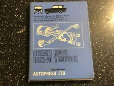 RELIANT REGAL Mk1-6 3/25 3/30 21E -700 SUPER VANS 3-WHEEL AUTOBOOKS MANUAL 52-70