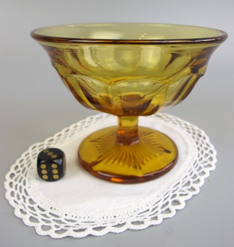 Glass chippendale footed - glass, "chippendale