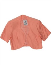 ANTICOLI Womens Magia Bolero Jacket UK 12 Medium Pink Acrylic CQ13