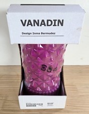Ikea Vanadin Pink Glass