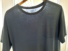 L/XL Vtg 90s Y2K Blue Blank