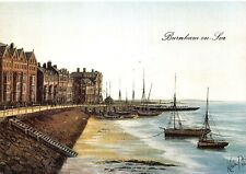 KEVIN PLATT PAINTINGS BURNHAM ON SEA TOPOGRAPHICAL POSTCARD UNUSED V GD MINT