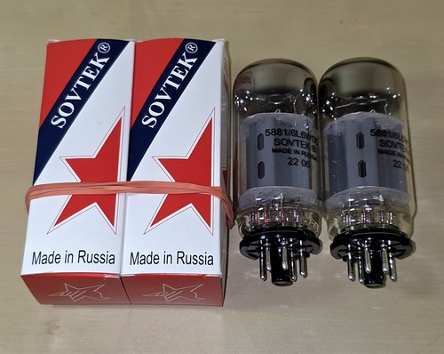 5881 6l6 kt66 pair tested - (x2),