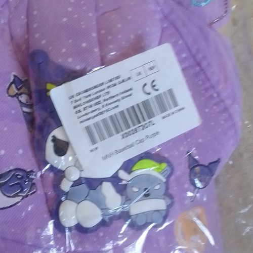 Mini purple kids robot hat - purple,