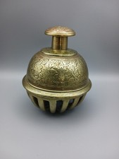 Ornate Engraved Brass Bell