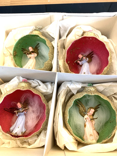 Vintage christmas decorations - vintage,