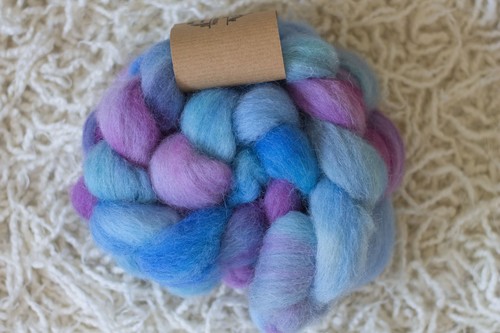 Hand dyed wool - dyed, tops