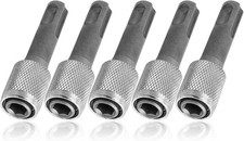 Mesee 5 Pieces SDS-Plus Shank Drill Chuck Adapters SDS Plus to 1/4" Hex... 