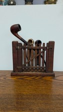 VINTAGE PIPES WITH PIPE STAND