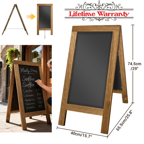 75x40cm large menu chalkboard - menu,