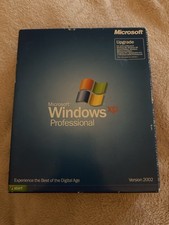 Microsoft Windows XP Professional Upgrade 2002 32bit Complete Boxed +Paperwork