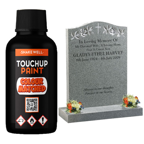 Restoring lettering grave - lettering,