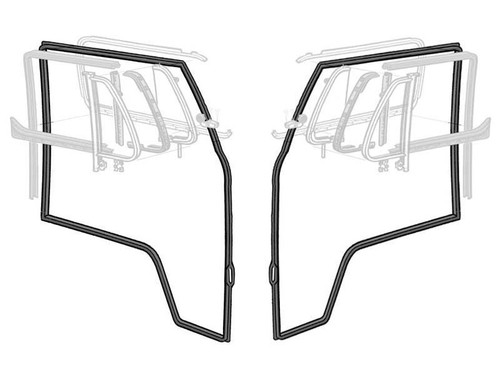 Pair cab door seals - pair, t2
