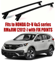 Premium Roof Rack Bars For HONDA Cr-V (2012-) rails with FIX POINTS ST307/241M