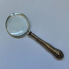 Antique magnifying glass with