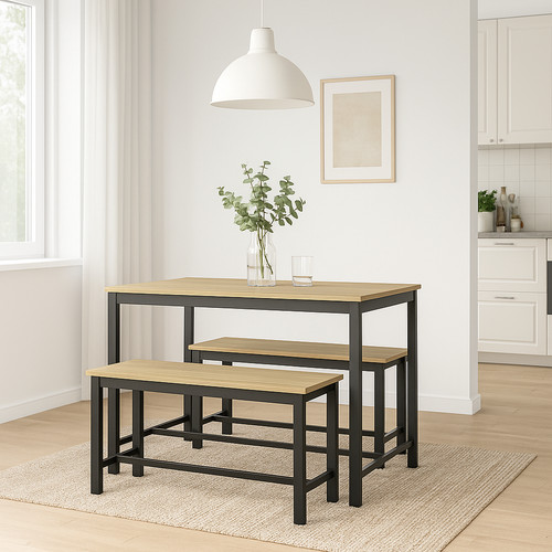 Pcs wooden kitchen dining - 3,
