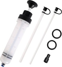 Oil Fluid Extractor Oil Suction Syringe 200cc Lock Design Transfer Hand Pump