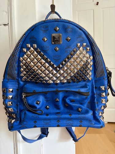 Mcm studded stark - stark, backpack-