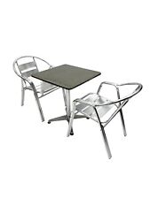 Garden Patio Furniture, Garden Aluminium Furniture Sets - 2 x Chairs & 1 x Table