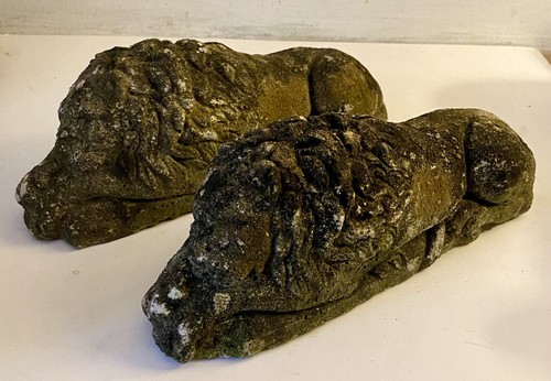 Pair small weathered - pair, of