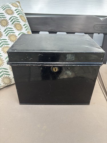 Antique deed box - deed, metal