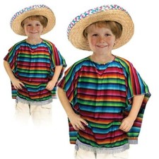 Kids Mexican Poncho Wild