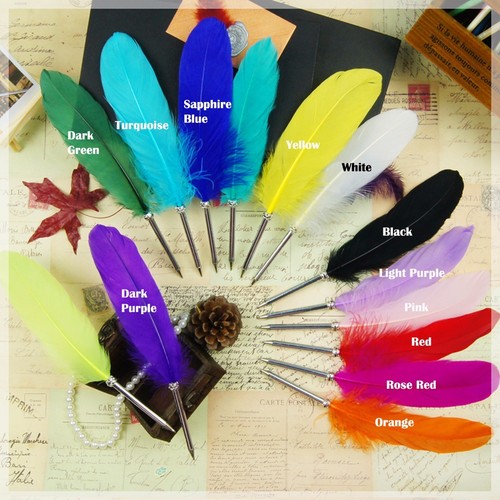2pcs genuine feather quill - genuine,