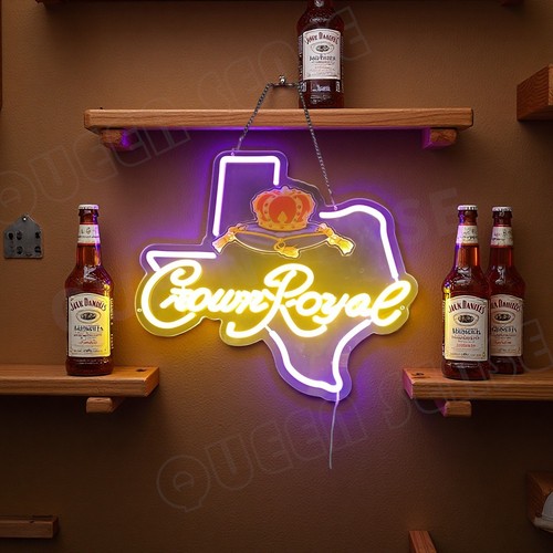 Crown royal whisky texas led - crown,