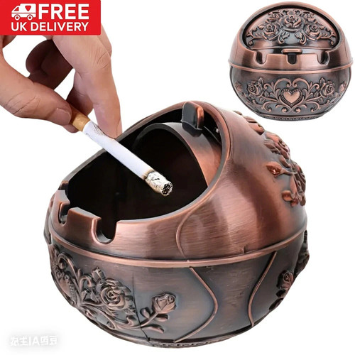 Vintage windproof ashtray - windproof, with
