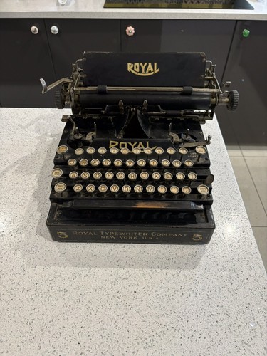 1913 rare royal typewriter - typewriter, (